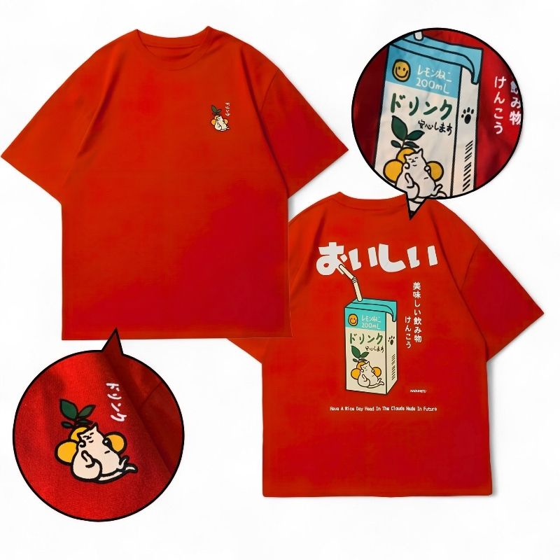 t-shirt, t-shirt oversize, t-shirt motif mignon