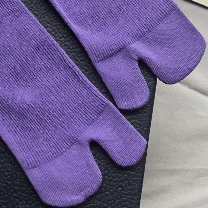 chaussettes tabi, chaussettes à doigt séparé, chaussettes unies