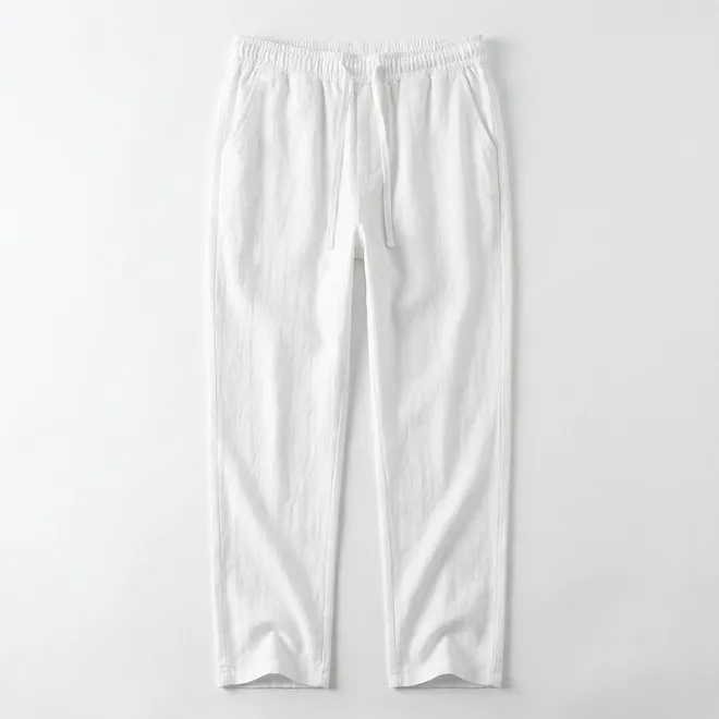 cotton pants, linen pants, breathable pants, mens linen pants, linen trousers, wide leg linen pants
