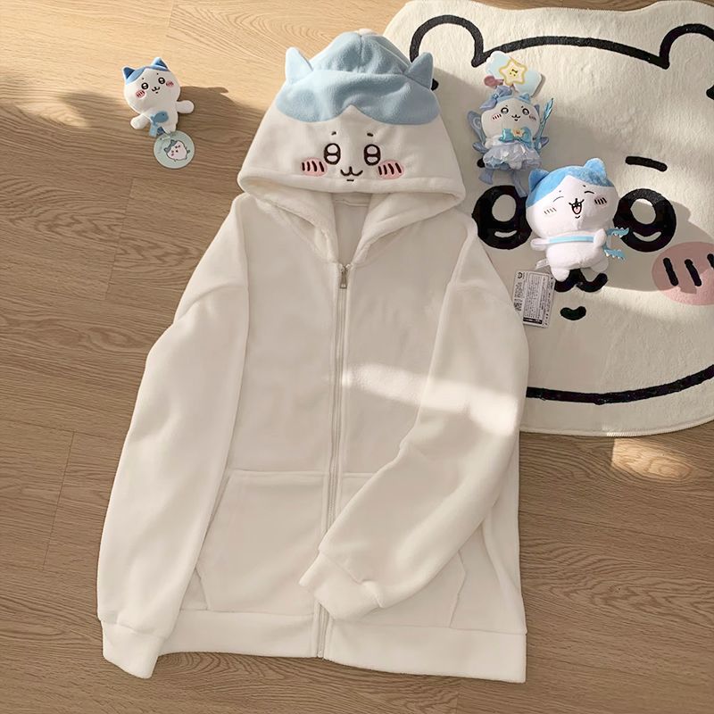veste à capuche zippée, veste kawaii