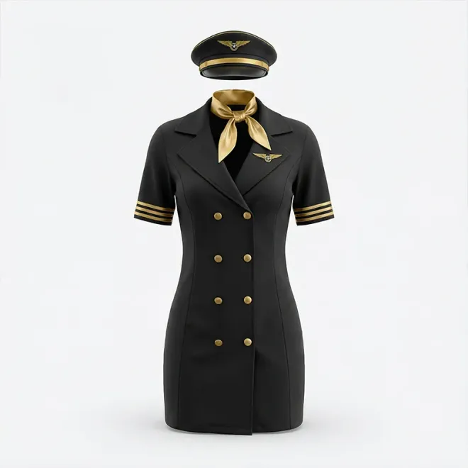 sexy stewardess uniform, sexy flight attendant outfit, sexy stewardess outfit, stewardess outfit sexy