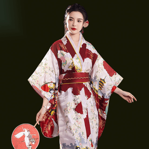 Woman in a kimono