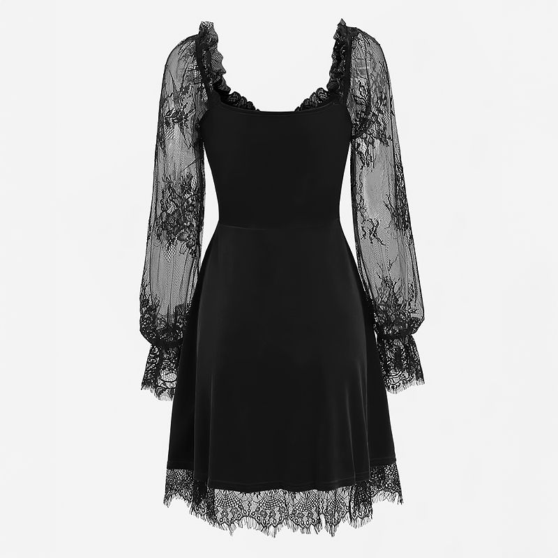 robe gothique, robe en dentelle