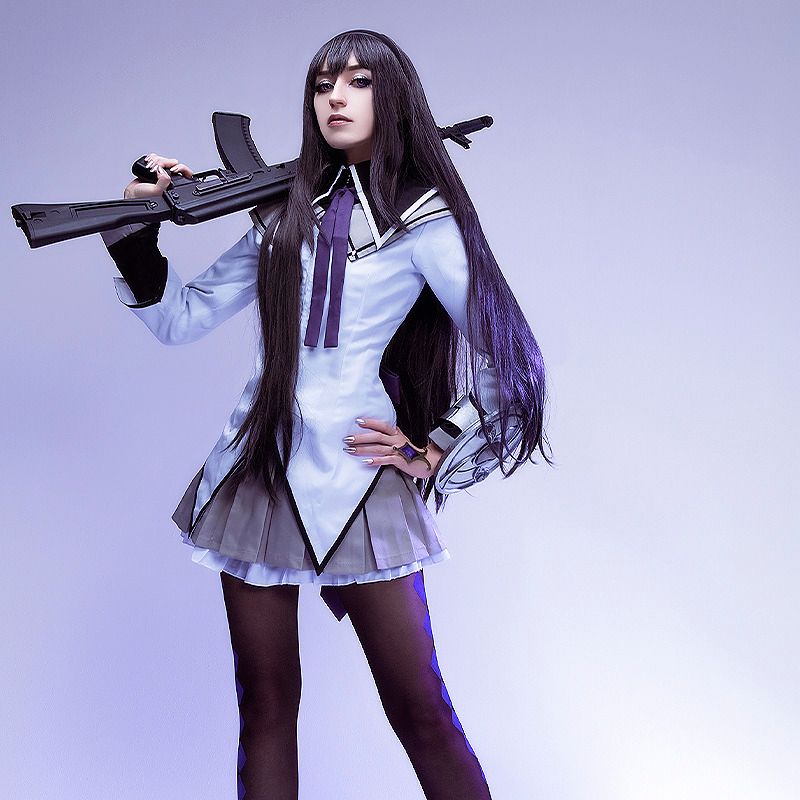 cosplay anime, cosplay akemi homura, cosplay homura